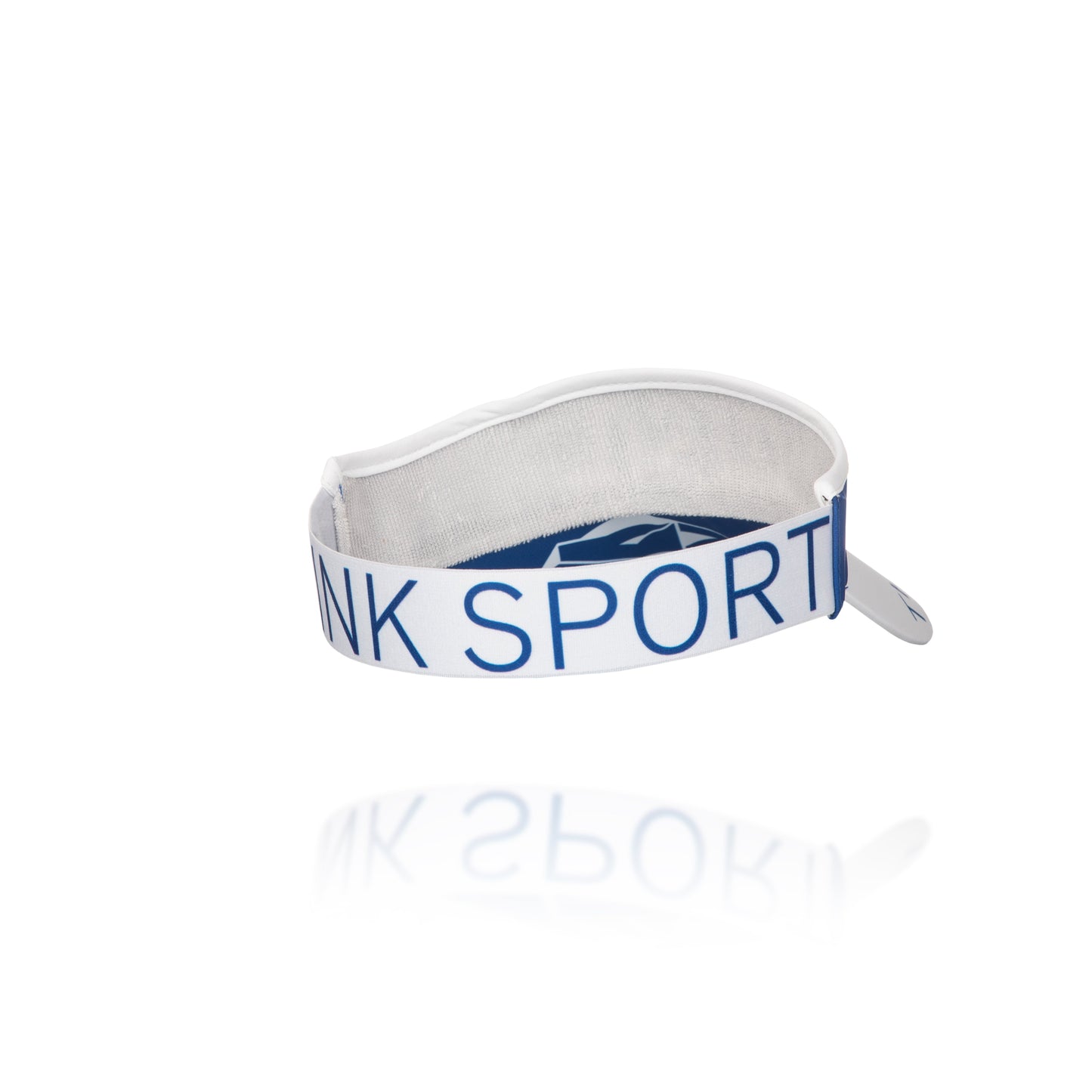 Visière -  Electric Blue & White