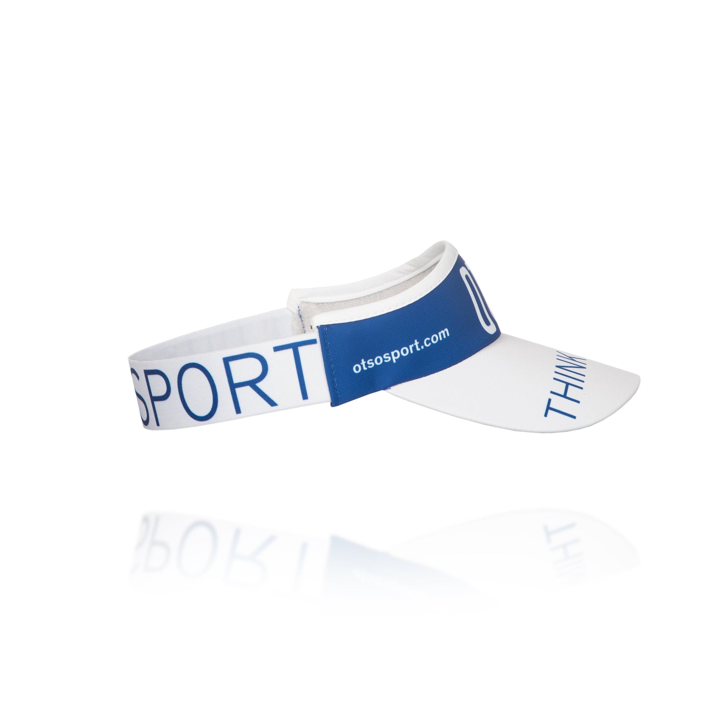 Visière -  Electric Blue & White