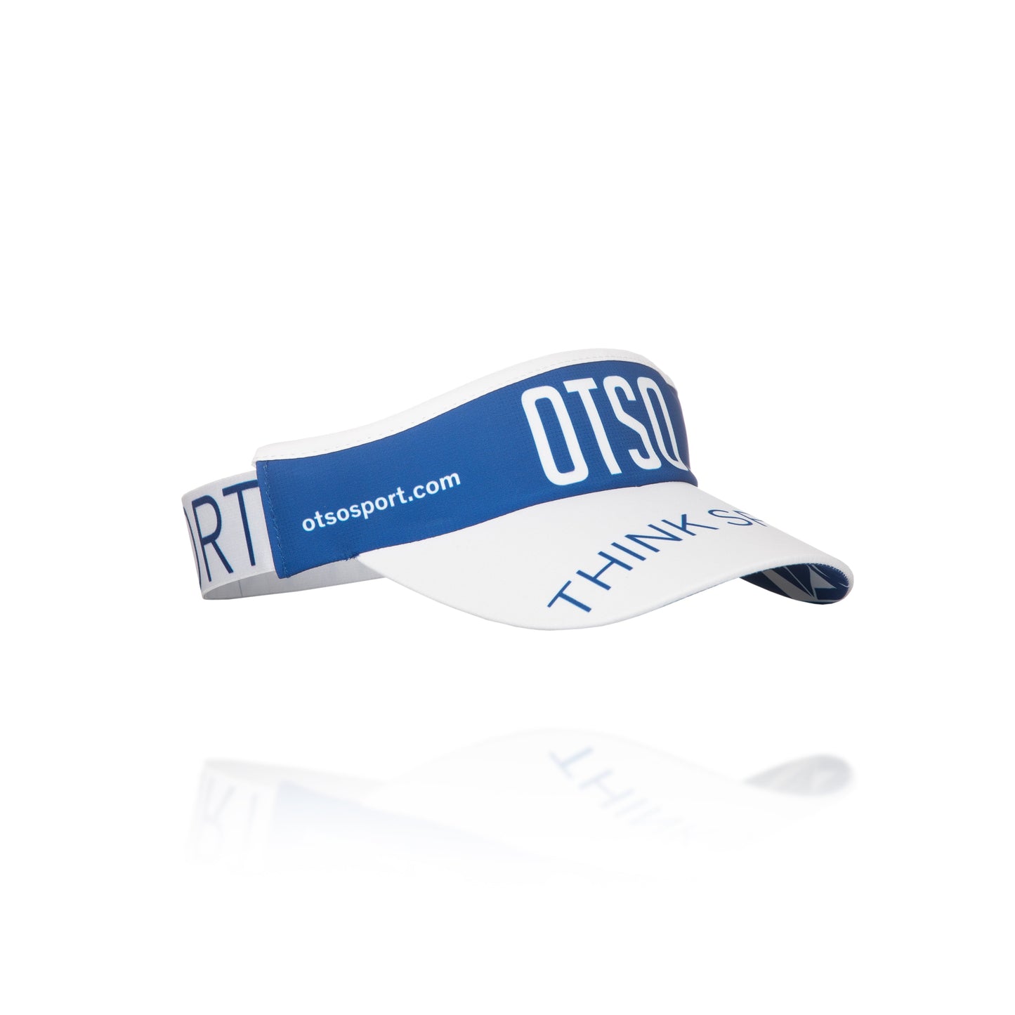 Visière -  Electric Blue & White