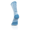 Chaussettes cyclisme hautes - Turquoise & Steel Blue