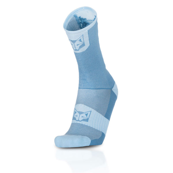 Chaussettes cyclisme hautes - Steel Blue & Turquoise