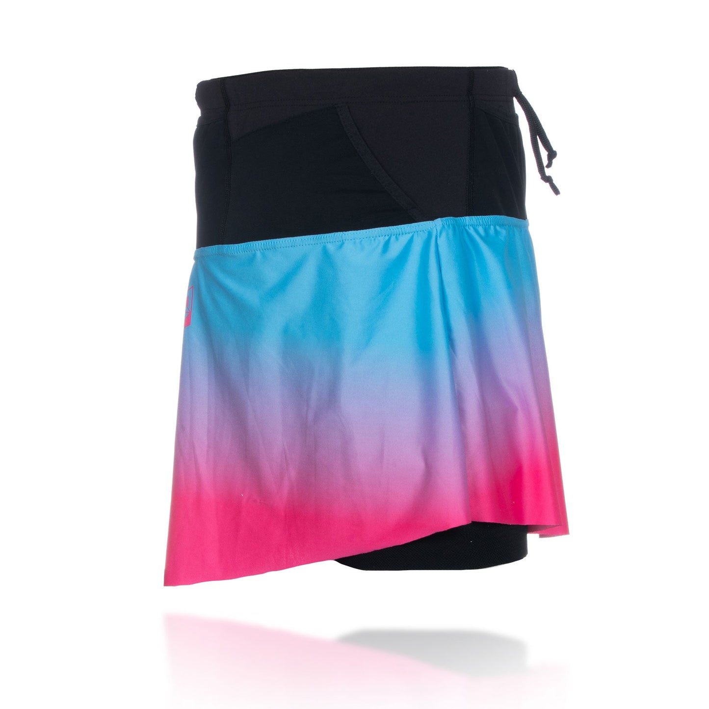 Jupe short - Light Blue & Fluo Pink