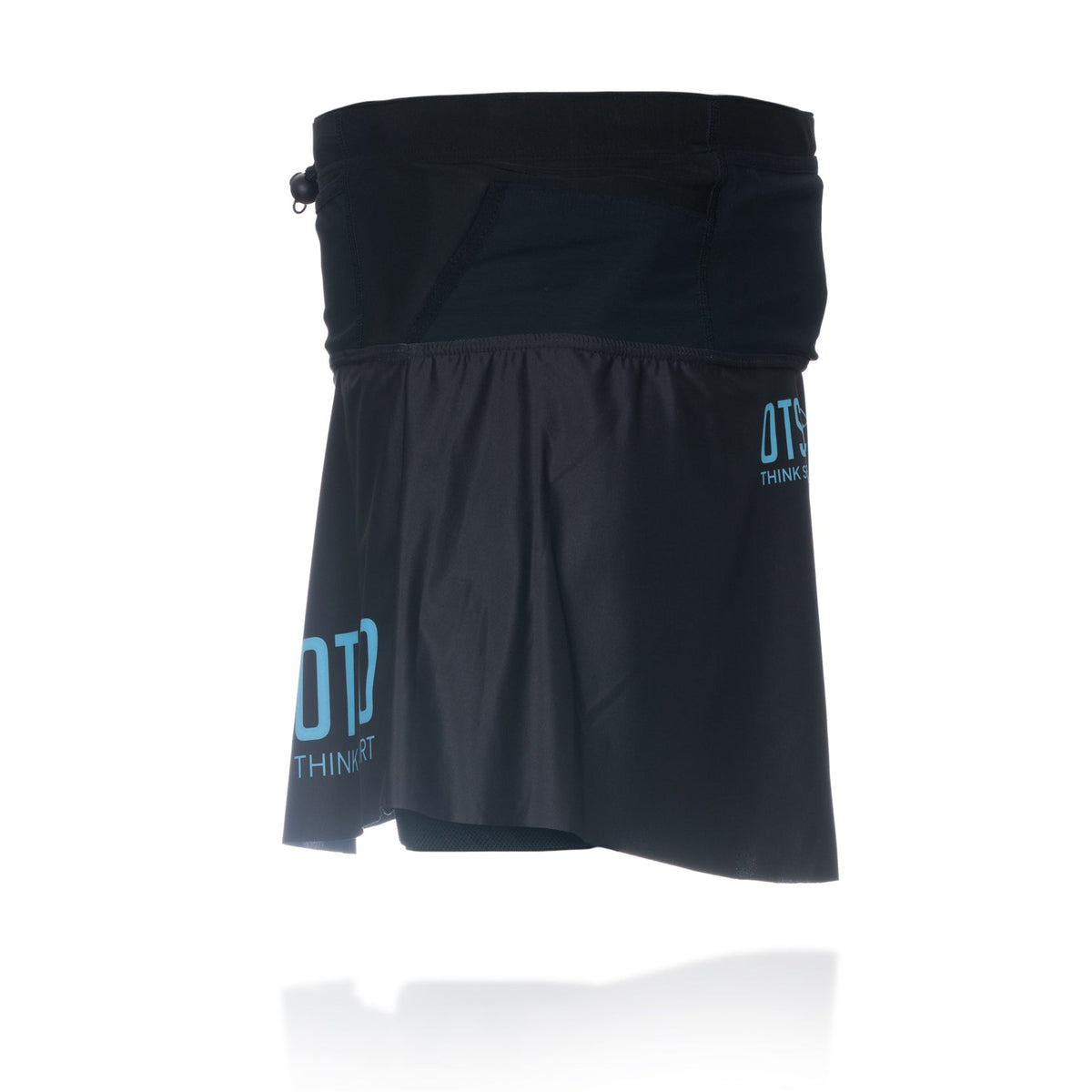 Jupe short - Negra & Turquoise