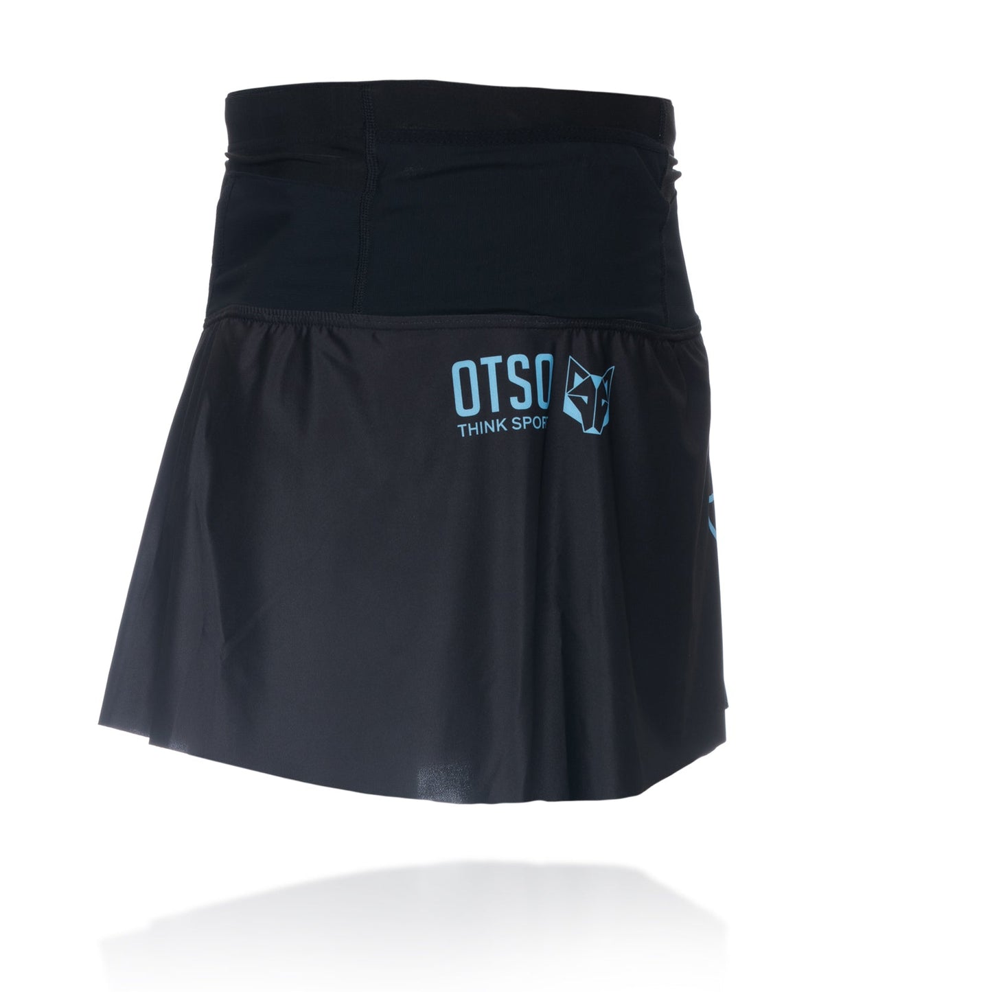 Jupe short - Negra & Turquoise