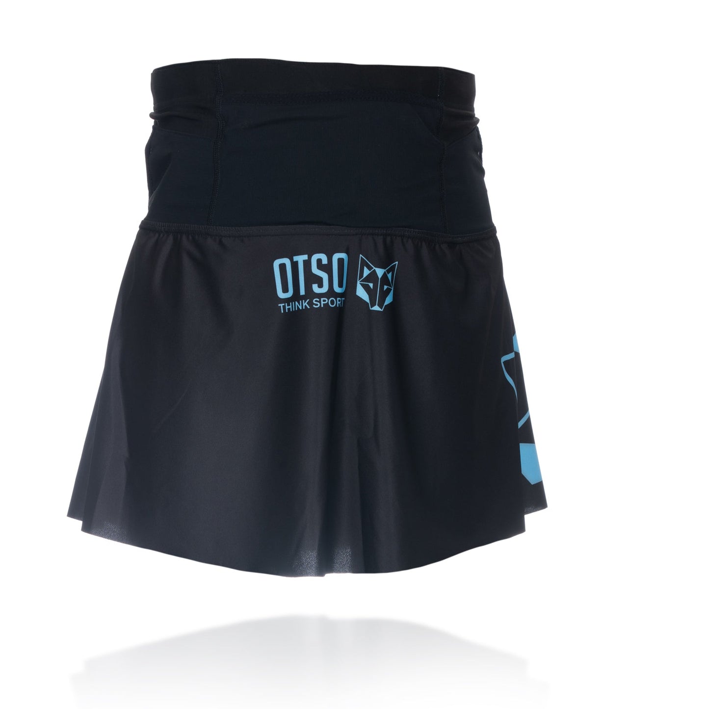 Jupe short - Negra & Turquoise