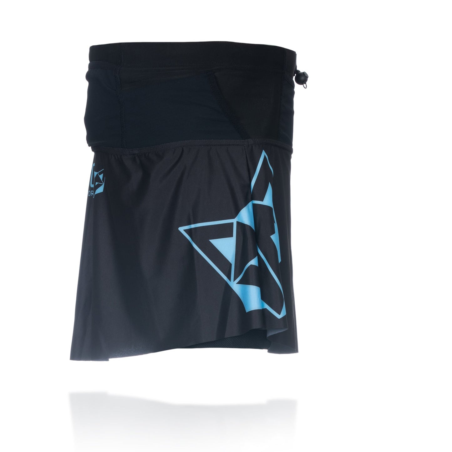 Jupe short - Negra & Turquoise
