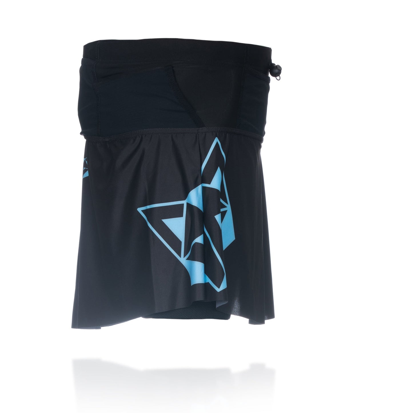 Jupe short - Negra & Turquoise