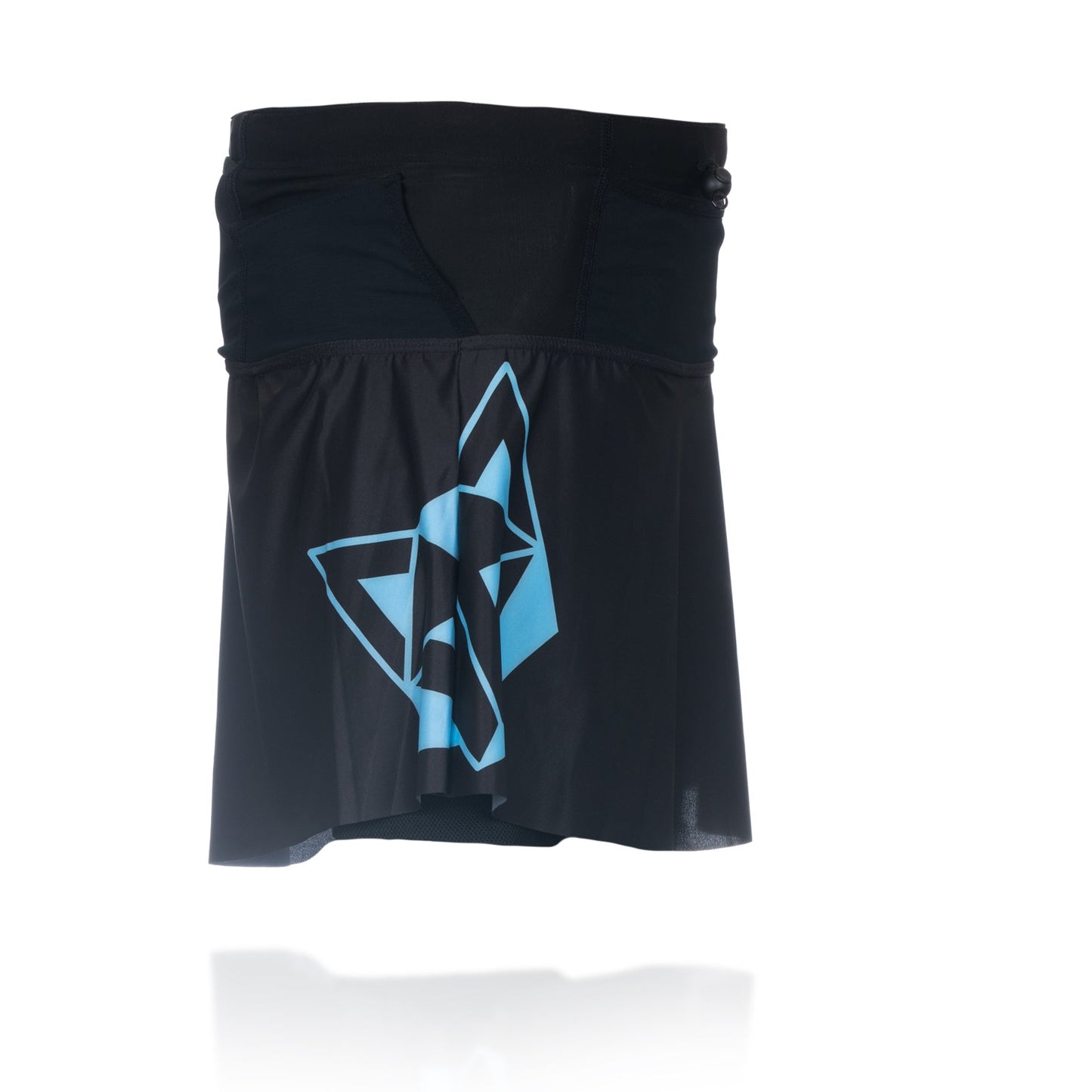 Jupe short - Negra & Turquoise