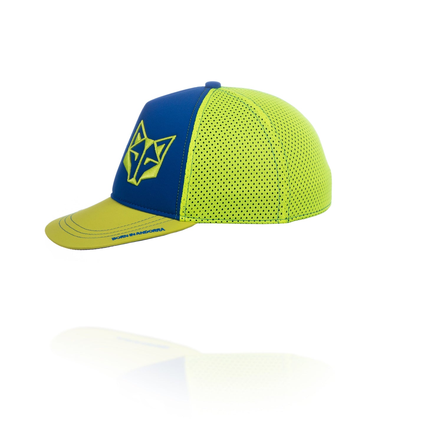 Casquette snapback - Electric Blue & Fluo Yellow