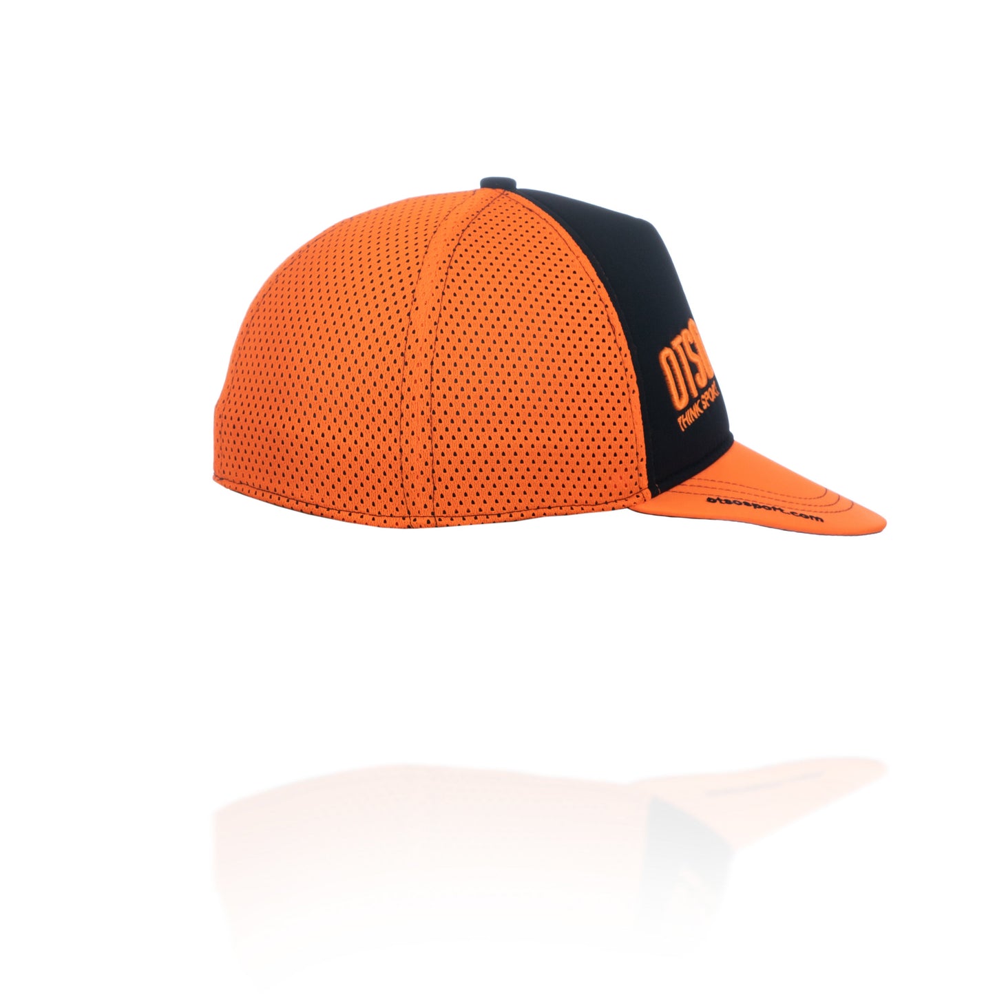 Snapback cap - Black & Bright Orange