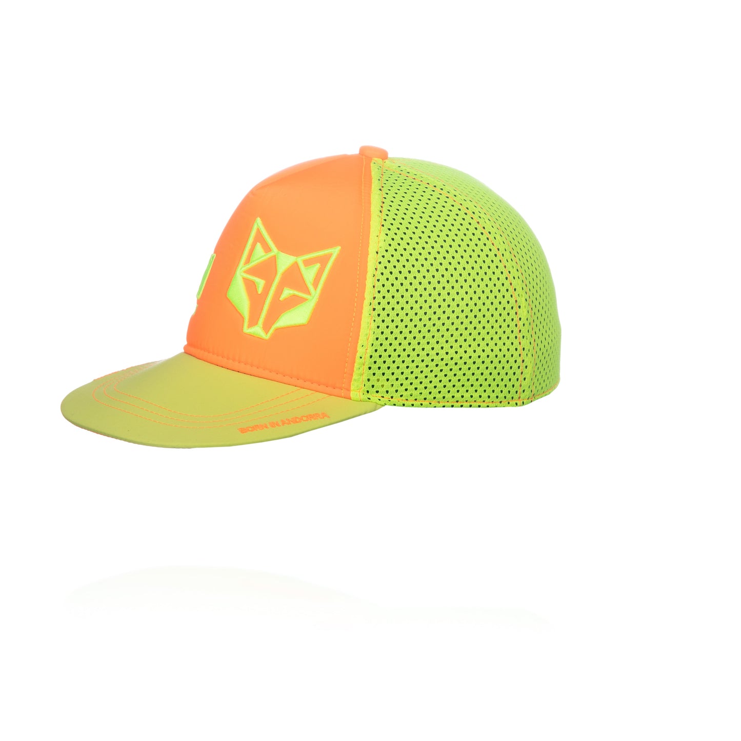 Snapback cap - Bright Orange & Bright Yellow