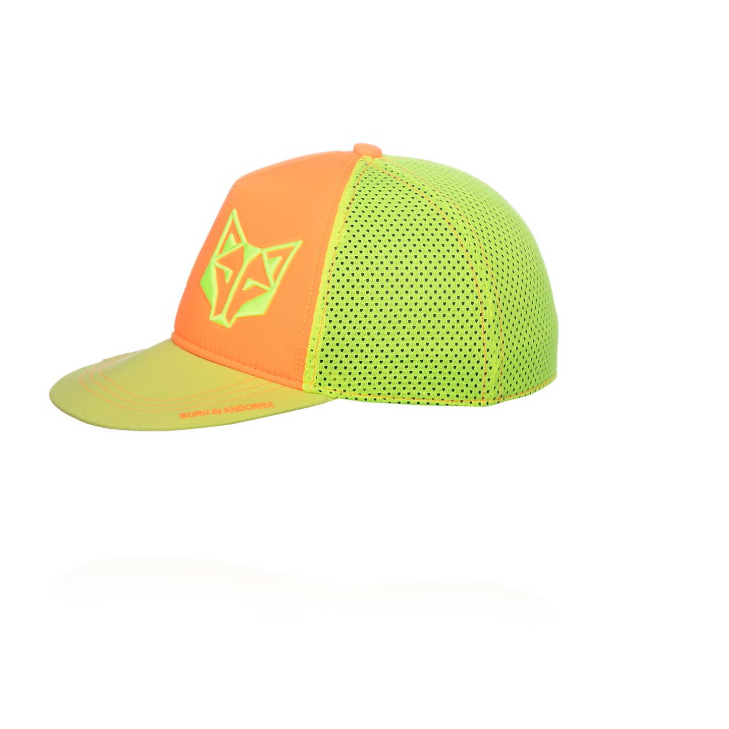 Snapback cap - Bright Orange & Bright Yellow