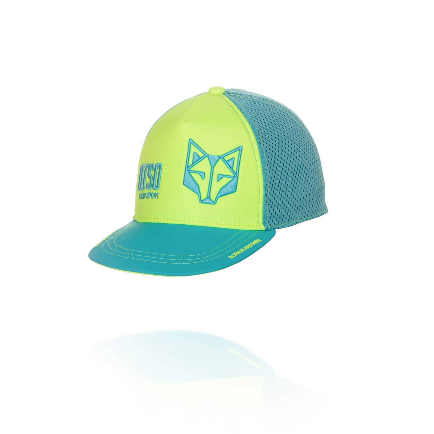 Snapback cap - Yellow & Light Blue
