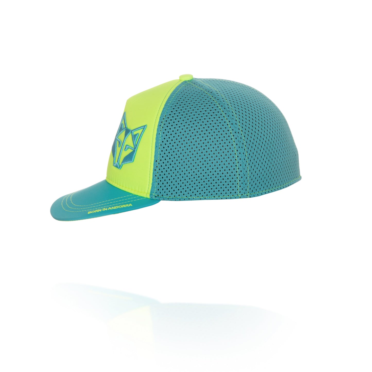Snapback cap - Yellow & Light Blue