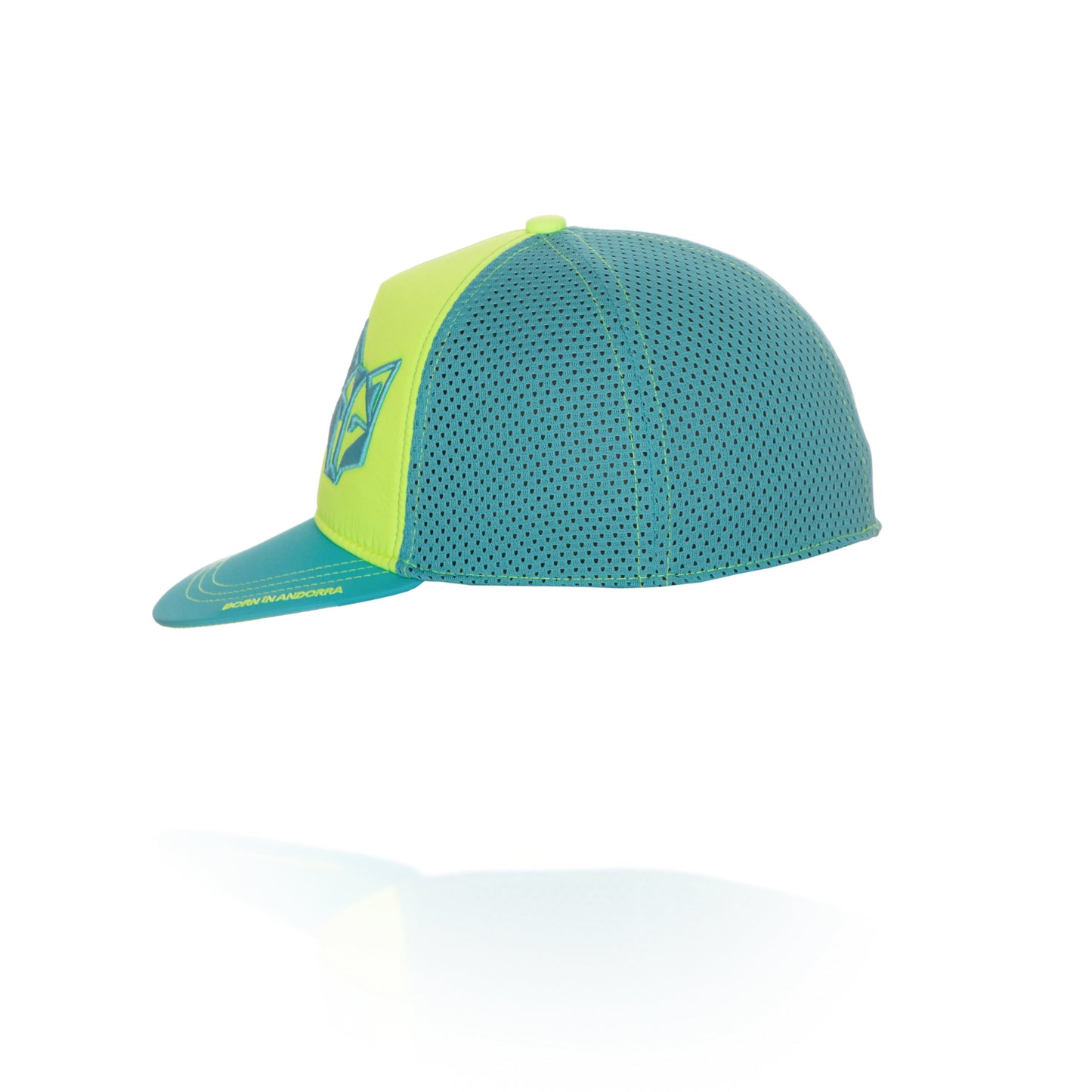 Snapback cap - Yellow & Light Blue