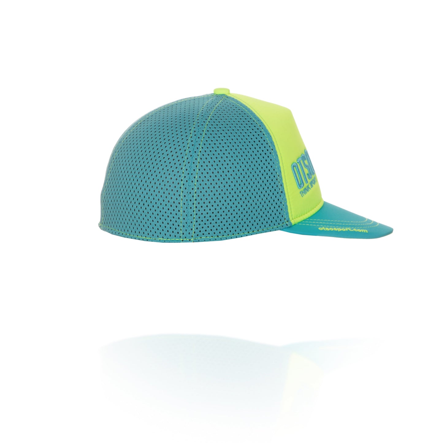 Snapback cap - Yellow & Light Blue
