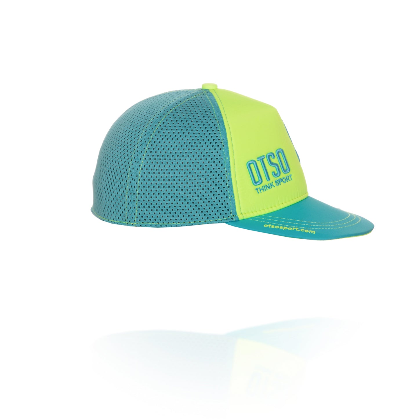 Snapback cap - Yellow & Light Blue