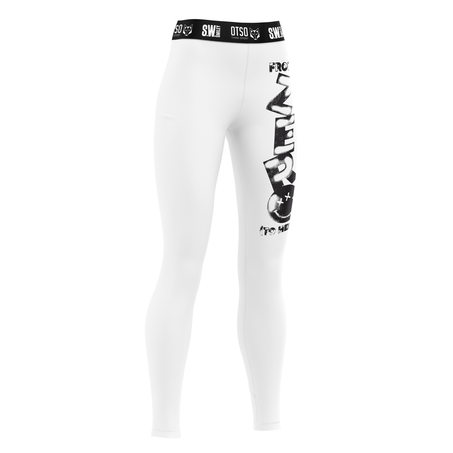 Tight-fitting pants - S.W.Smiley Airbrushed Endless Loop