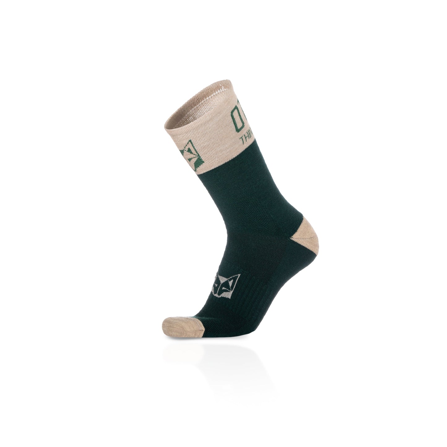 Chaussettes Merino - Green Leaf