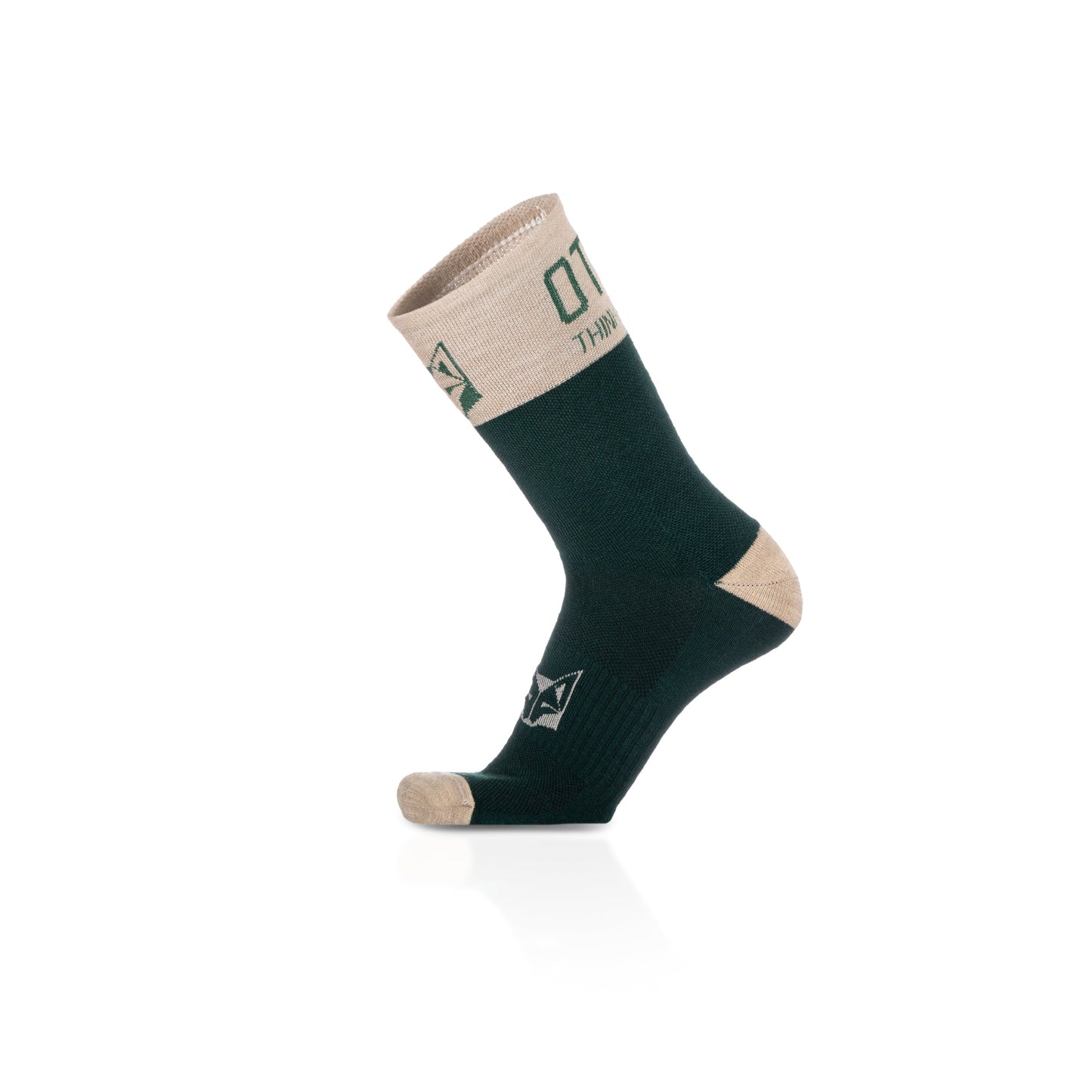 Chaussettes Merino - Green Leaf