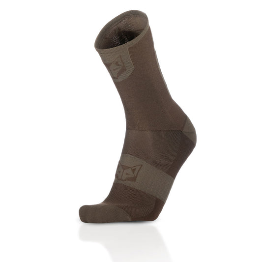 Chaussettes cyclisme hautes - Coffee & Gold