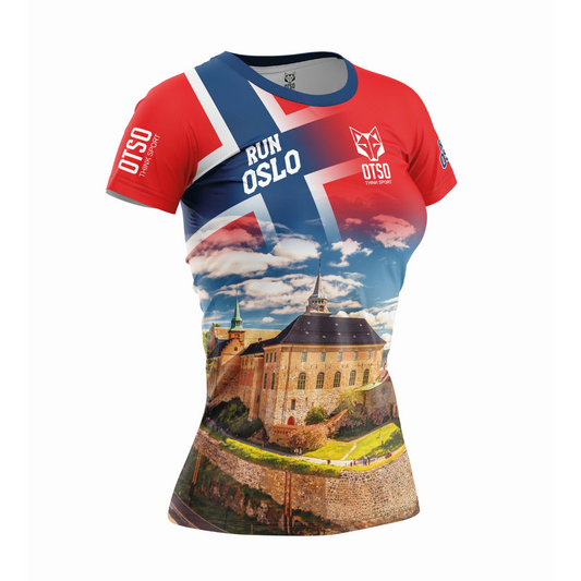 T-shirt Femme manches courtes - Run Oslo 2024 (Outlet)