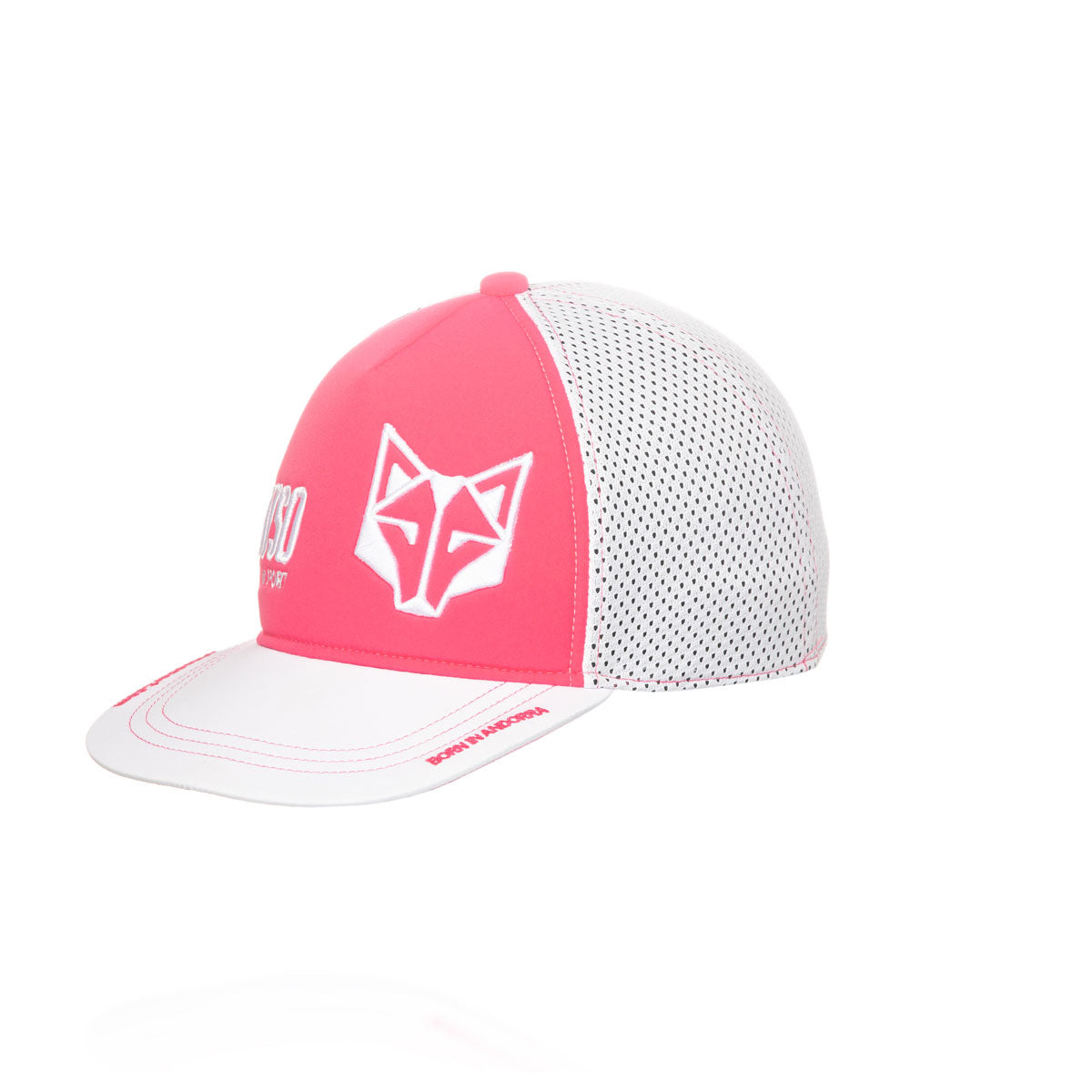 Gorra snapback - Fluo Pink & White