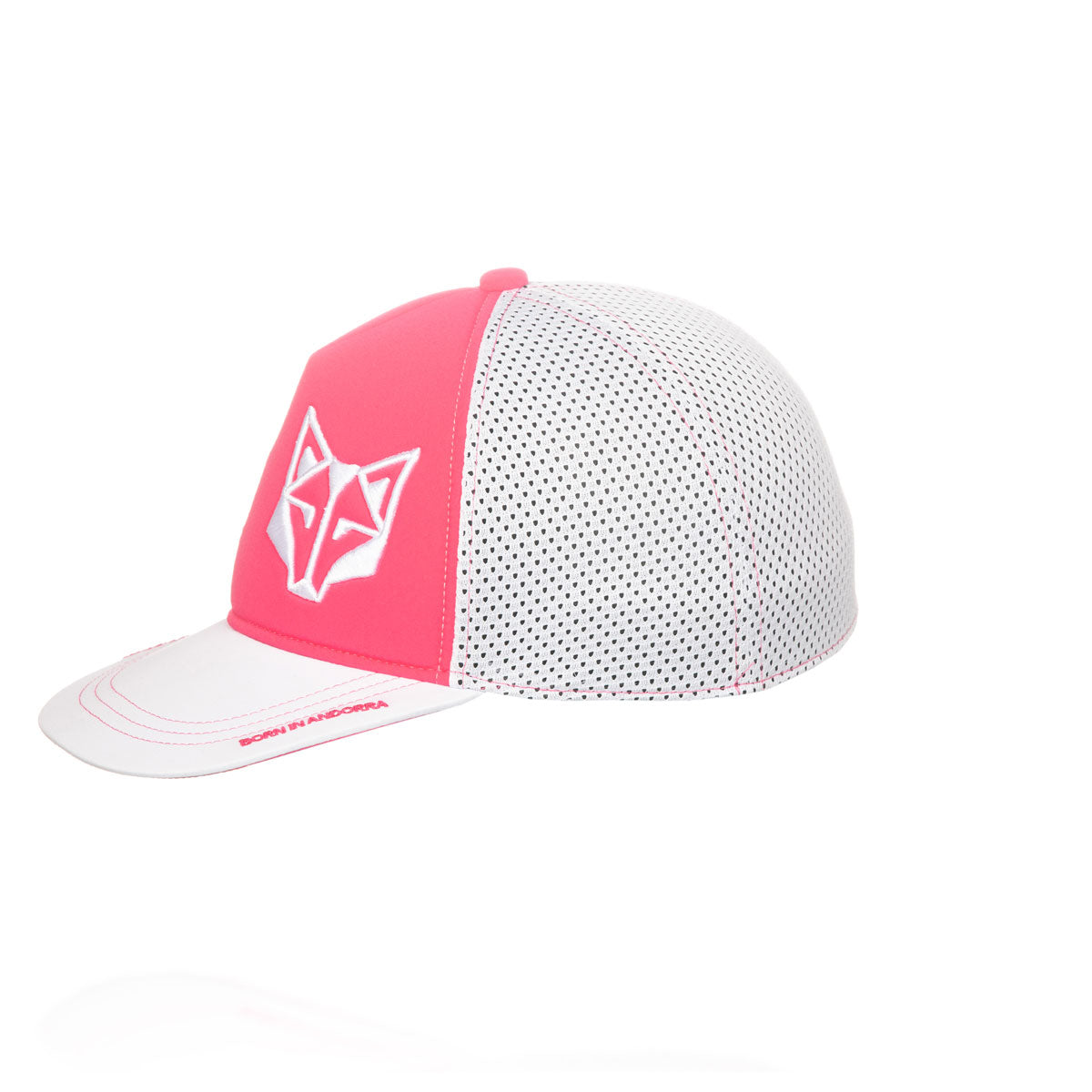 Gorra snapback - Fluo Pink & White