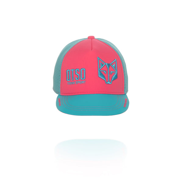 Casquette snapback - Fluo Pink & Light Blue