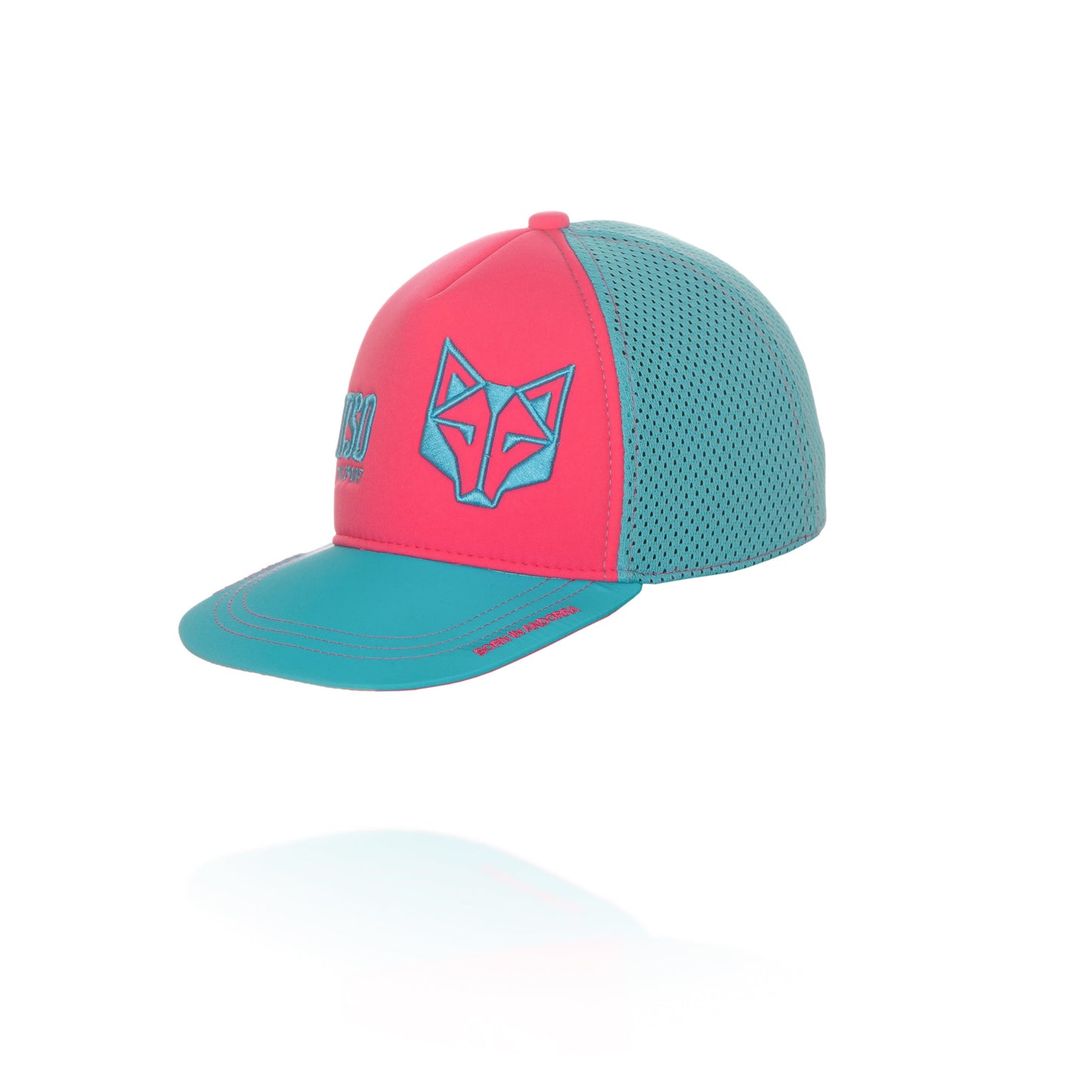 Casquette snapback - Fluo Pink & Light Blue