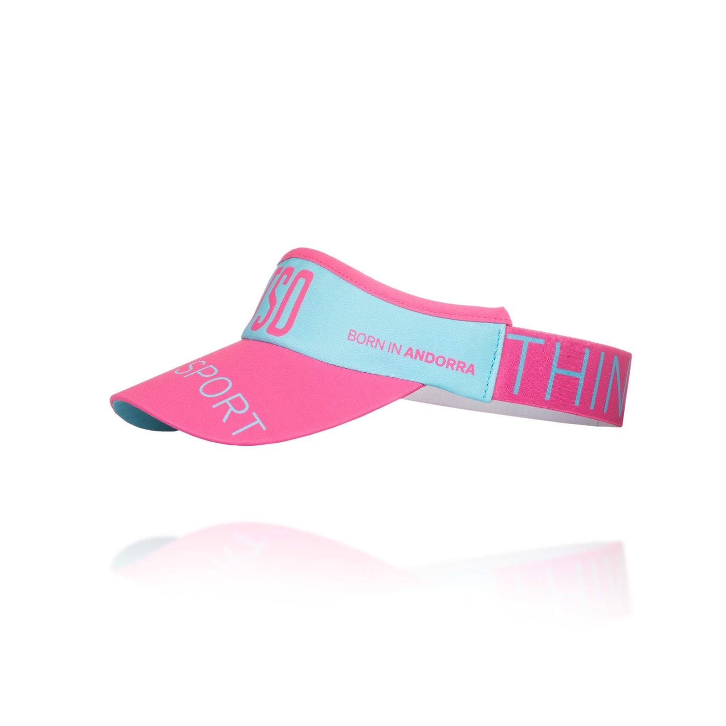 Visières - Light Blue & Fluo Pink
