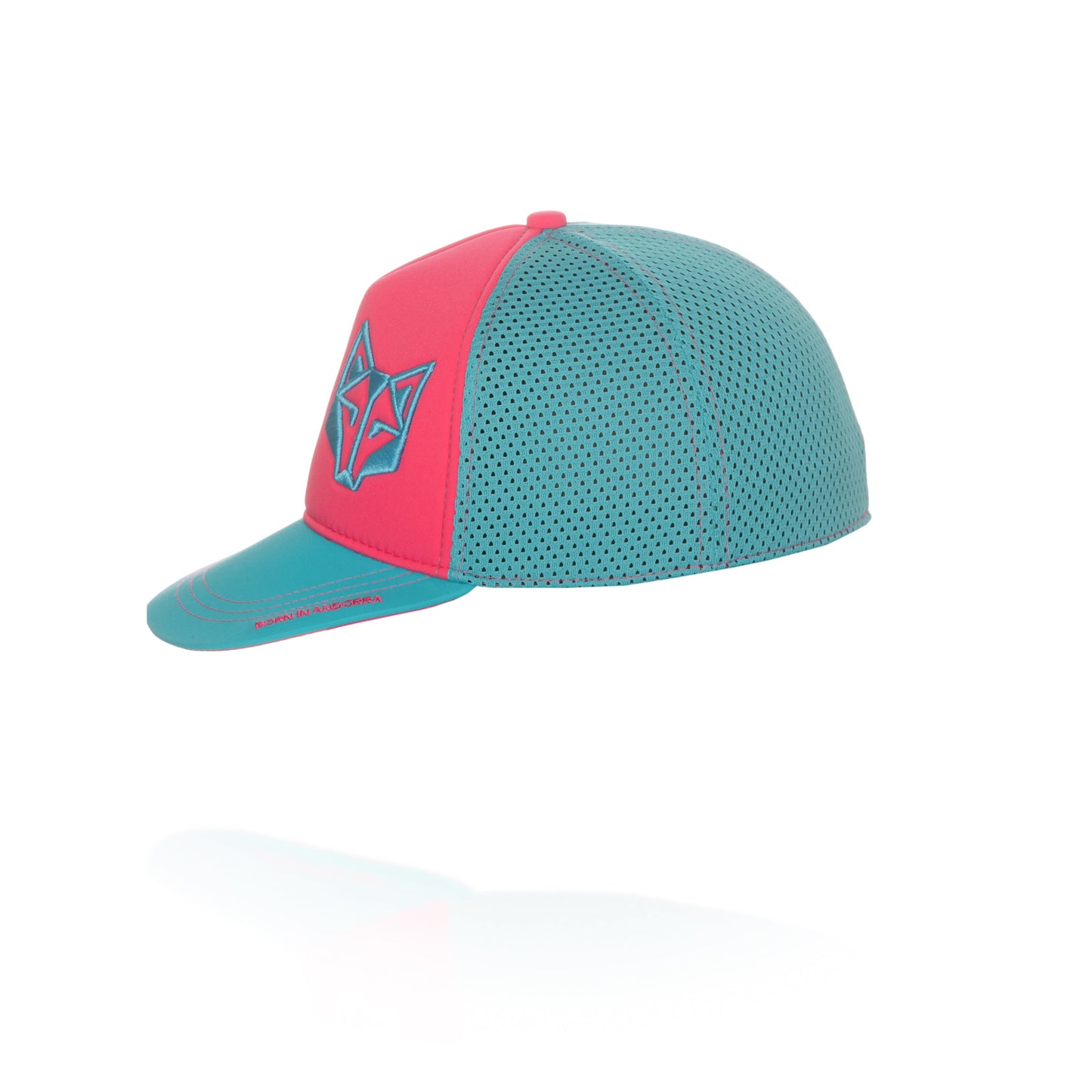 Casquette snapback - Fluo Pink & Light Blue