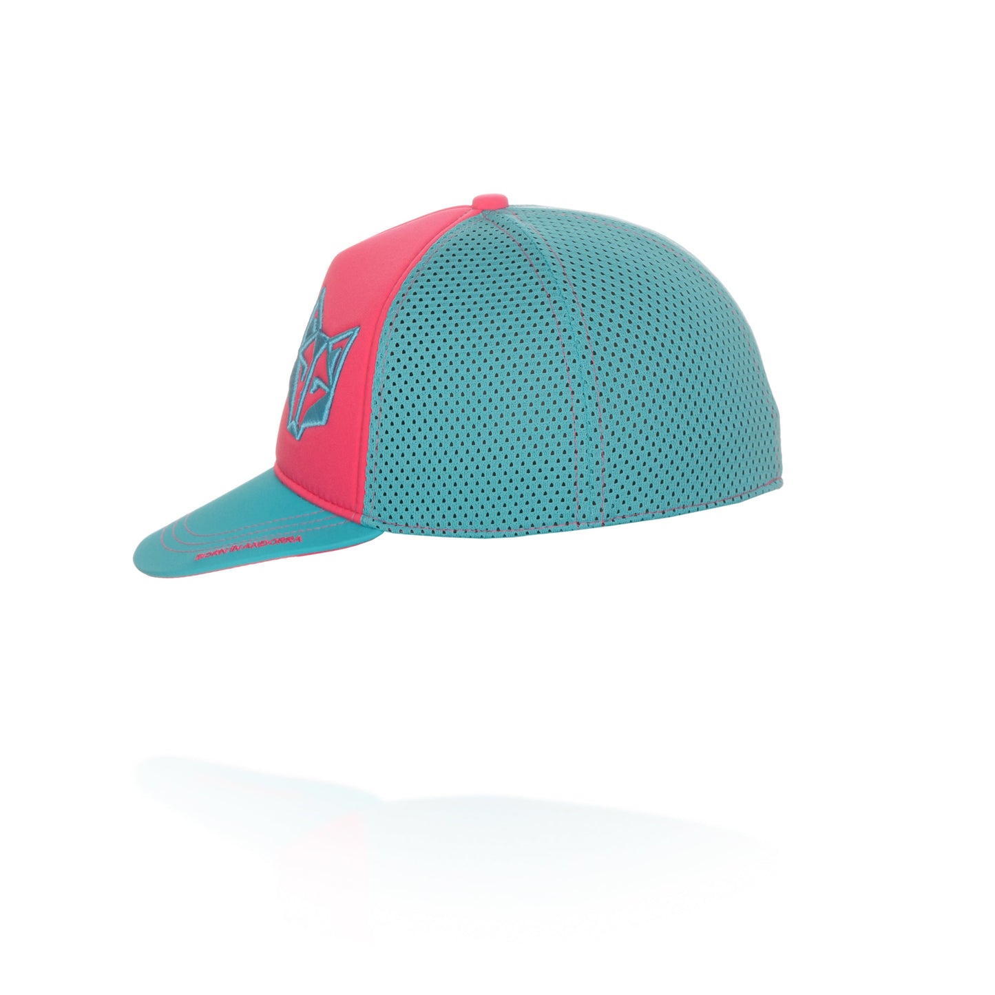 Casquette snapback - Fluo Pink & Light Blue