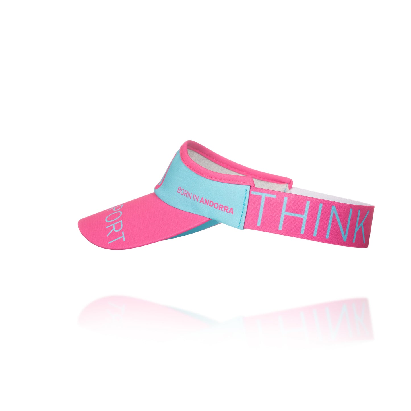 Visières - Light Blue & Fluo Pink