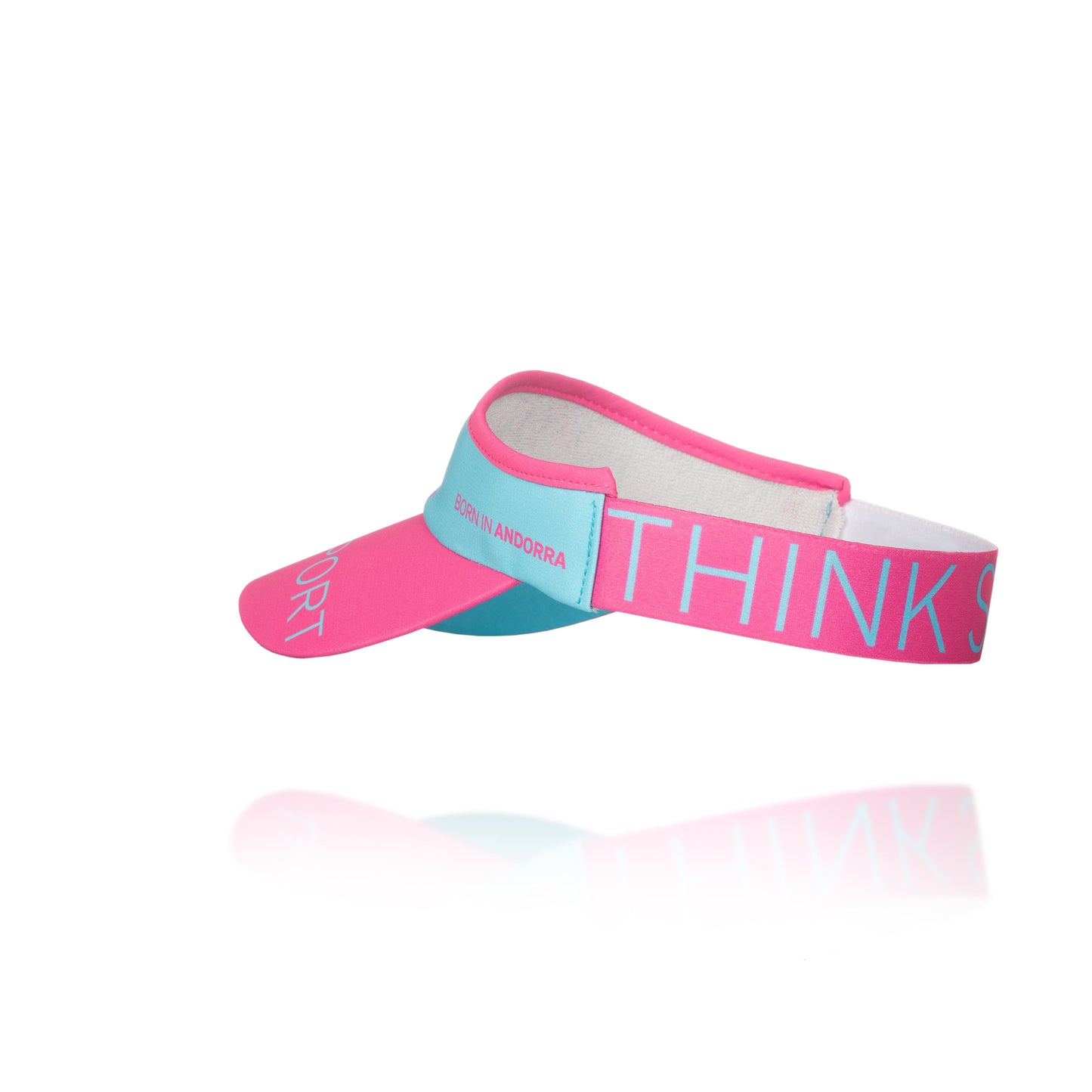 Visières - Light Blue & Fluo Pink