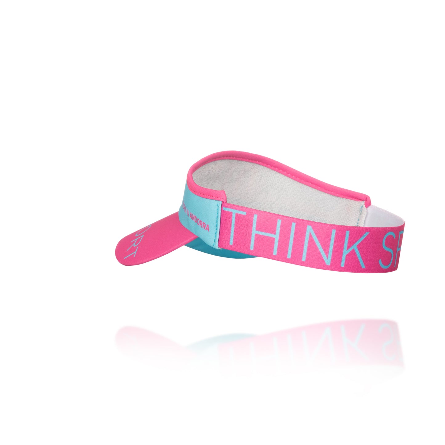 Visières - Light Blue & Fluo Pink