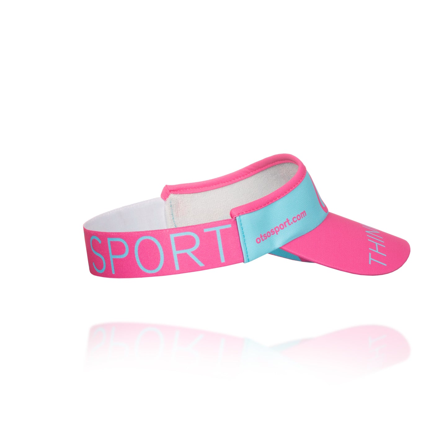 Visières - Light Blue & Fluo Pink