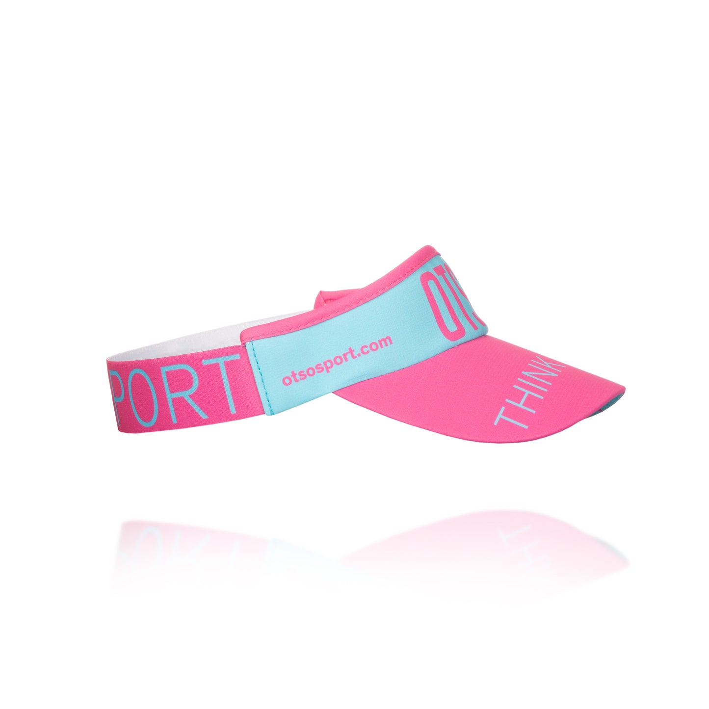 Visières - Light Blue & Fluo Pink