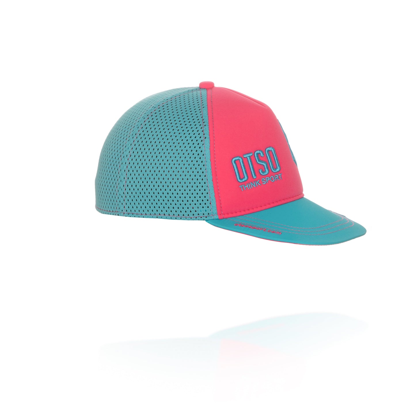 Casquette snapback - Fluo Pink & Light Blue