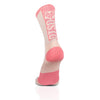 Chaussettes cyclisme hautes - Pink Coral & Pink Salmon
