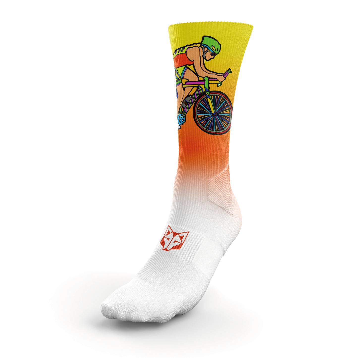 Chaussettes sublimées - Time to tri Woman Bike