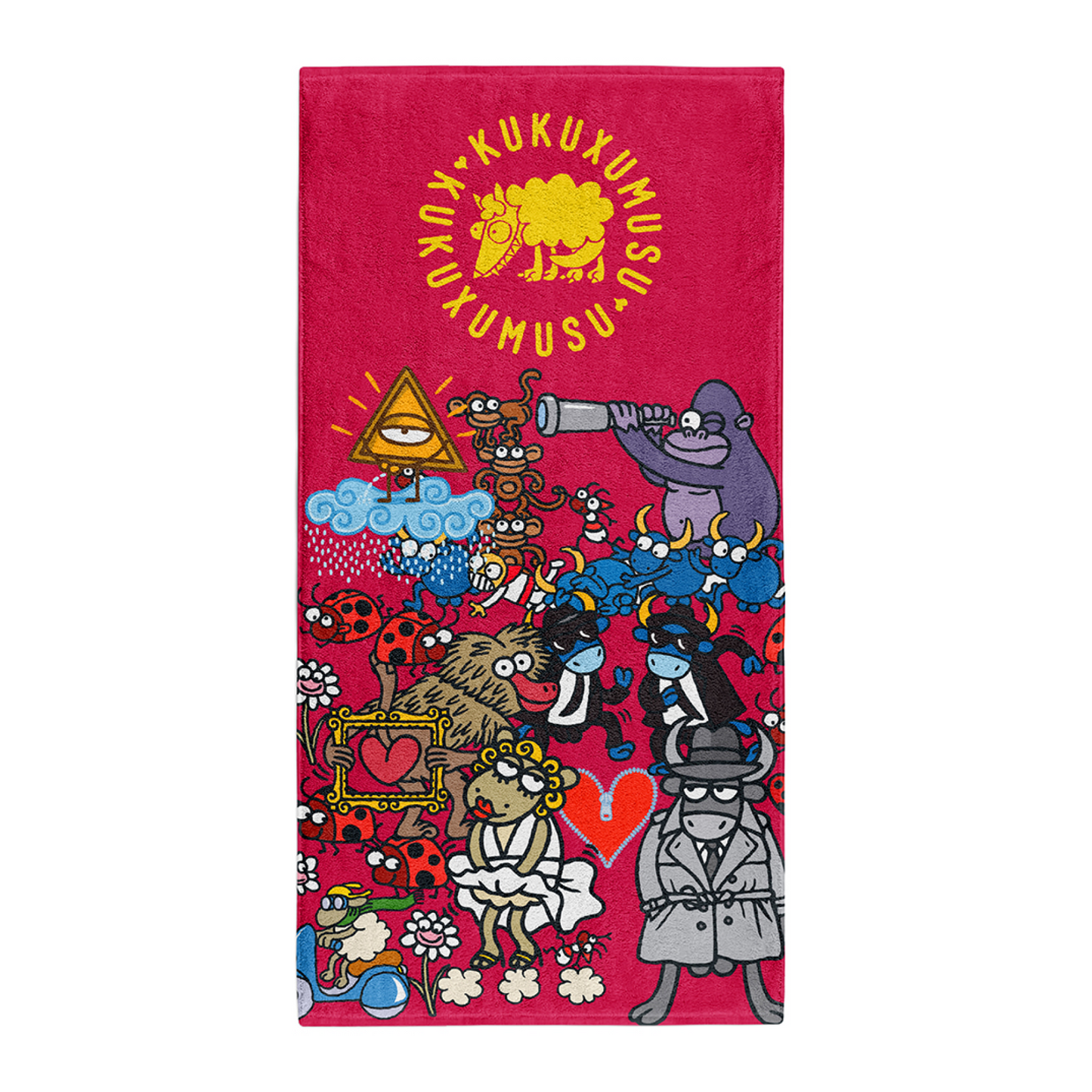 Serviette microfibre - Kukuxumusu Mix Kuku