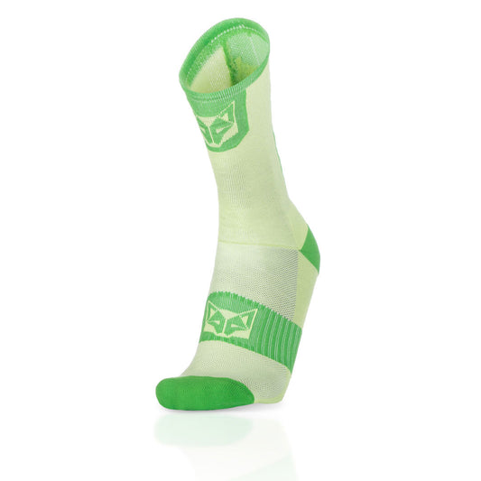 Chaussettes cyclisme hautes - Green Lime & Green Apple