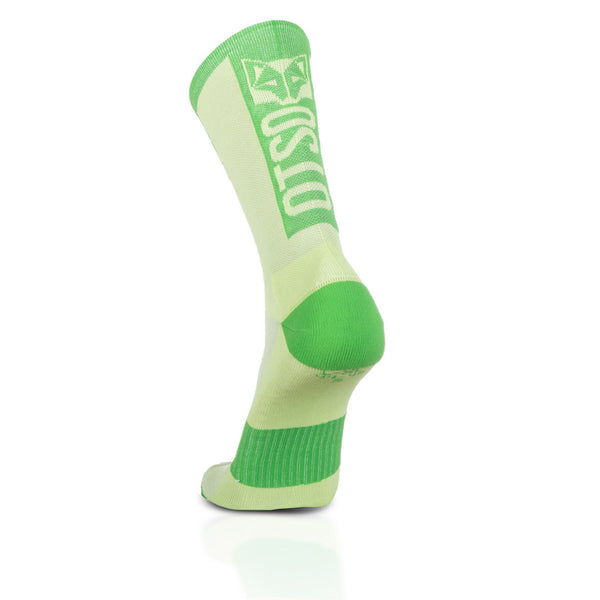 Chaussettes cyclisme hautes - Green Lime & Green Apple