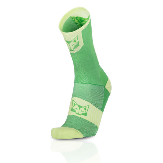 Chaussettes cyclisme hautes - Green Apple & Green Lime