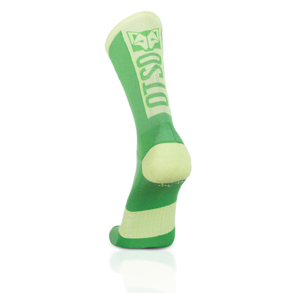 Chaussettes cyclisme hautes - Green Apple & Green Lime