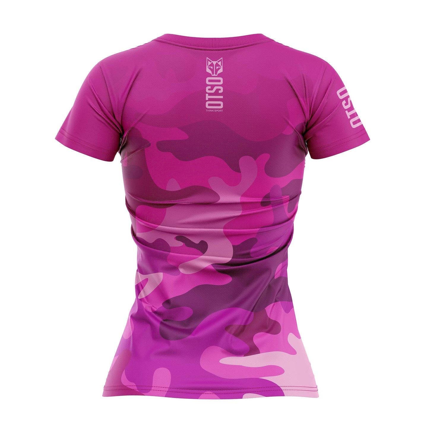 T-shirt Femme manches courtes - Camo Pink