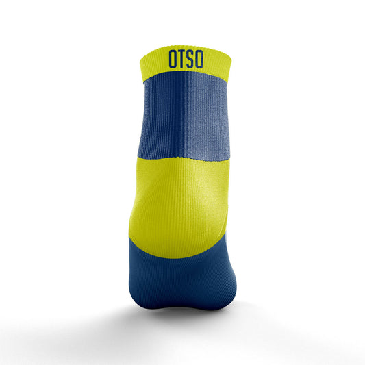 Calzini Multisport bassi - Blu Elettrico e Giallo